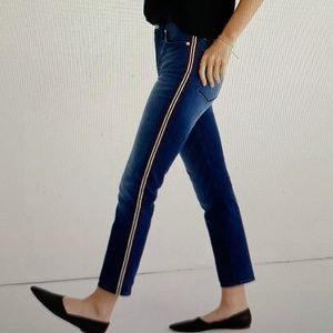 Madewell Stovepipe Jeans Ribbon Tux Stripe Edition